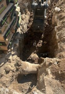 BURSA (AA) – Bursa'nın İnegöl ilçesindeki kazı çalışması sırasında doğal