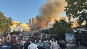 BURSA (AA) – Bursa'nın Osmangazi ilçesinde bir lokantada çıkan yangına