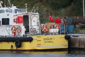 ANKARA (AA) – Sağlık Bakanlığınca, Çanakkale Kumkale mevkisinde Sağlık-1 Botu'nda