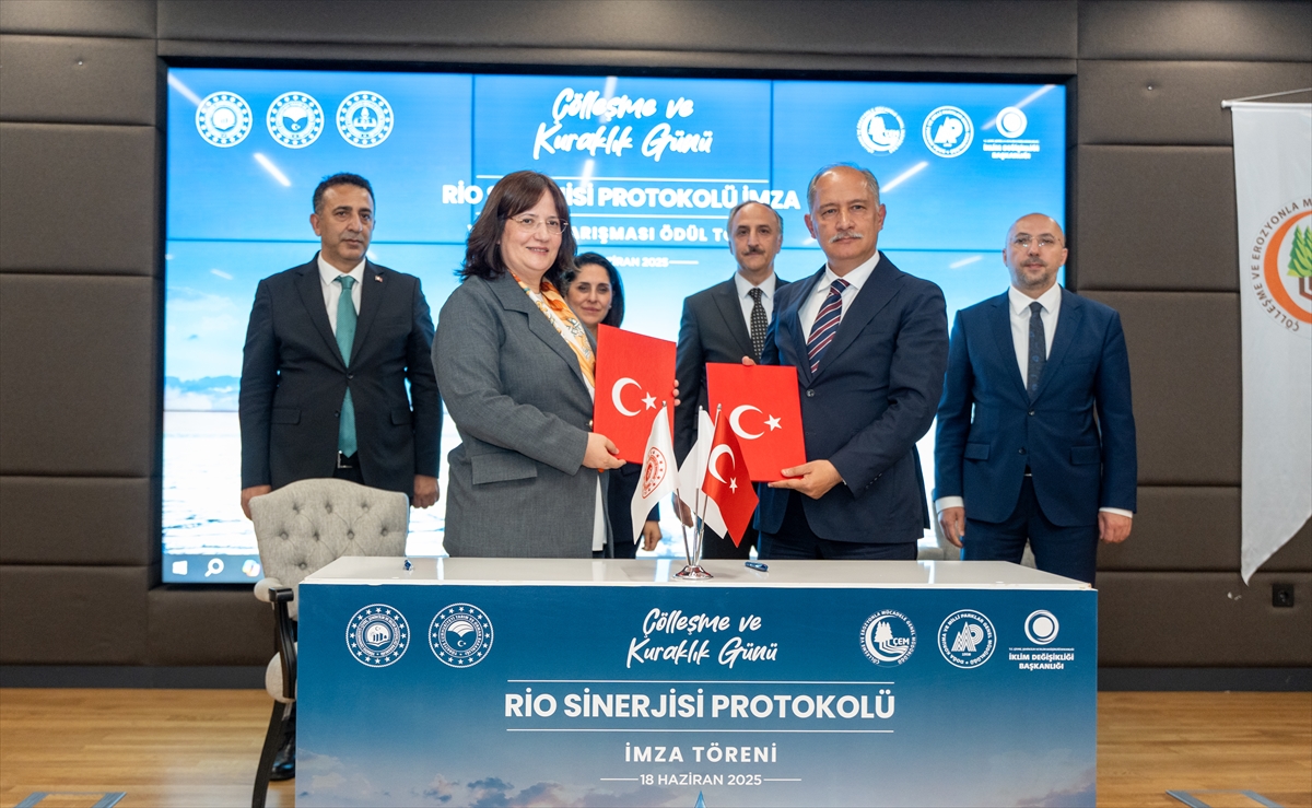 Çölleşme ve kuraklıkla mücadelede “Rio Sinerjisi Protokolü” imzalandı