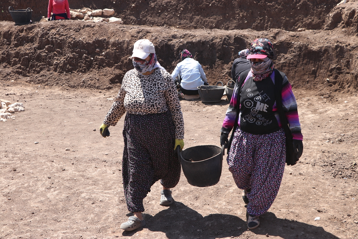 Diyarbakır Çayönü Tepesi'nin kadın işçileri “tarih” kazıyor