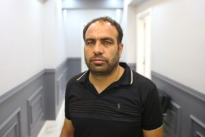 DİYARBAKIR (AA) – Diyarbakır'da 13 katlı apartmanda çıkan yangında eşi