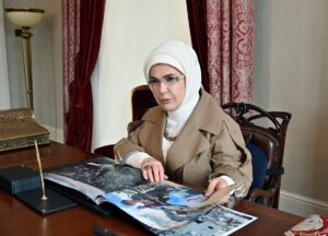 ANKARA (AA) – Cumhurbaşkanı Recep Tayyip Erdoğan'ın eşi Emine Erdoğan,