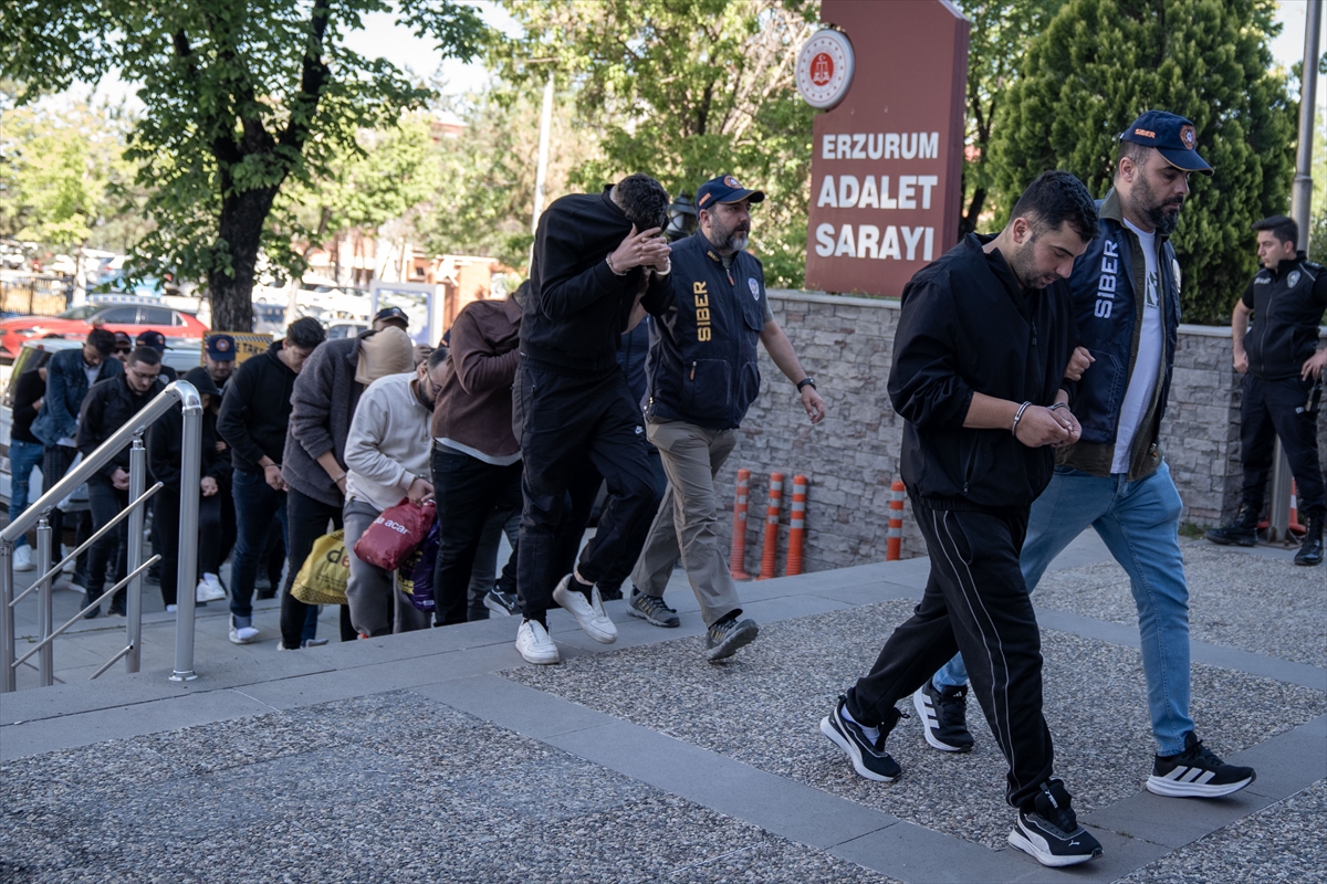 Erzurum merkezli sahte ilan dolandırıcılığı operasyonunda 19 zanlı tutuklandı