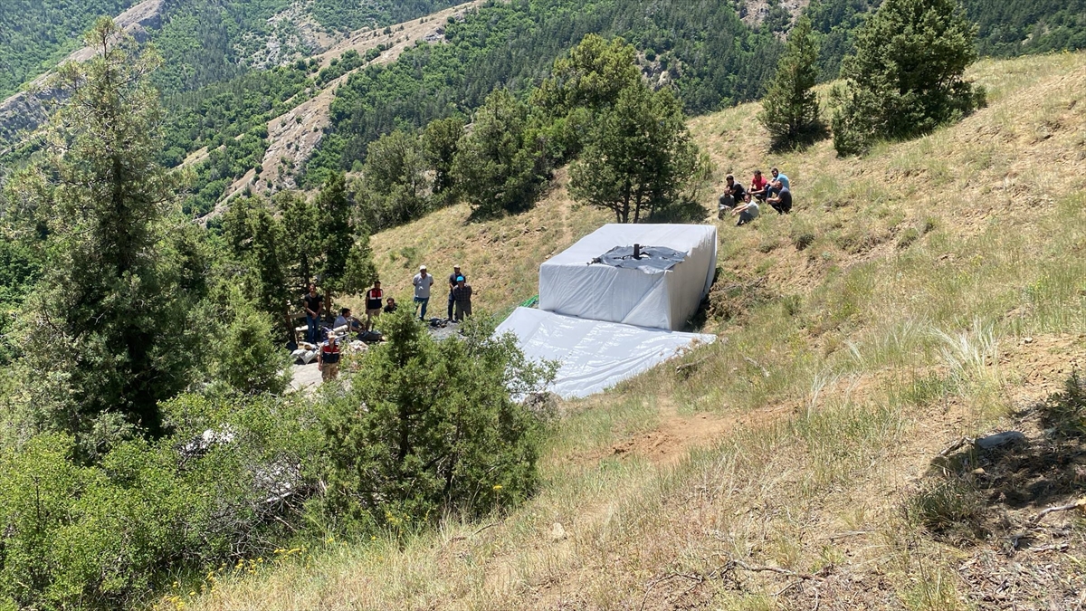 Erzurum'da Oltu taşı ocağında göçük