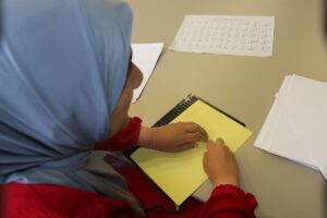 GAZİANTEP (AA) – BEYZA KAYNARPUNAR – Doğuştan görme engelli olan