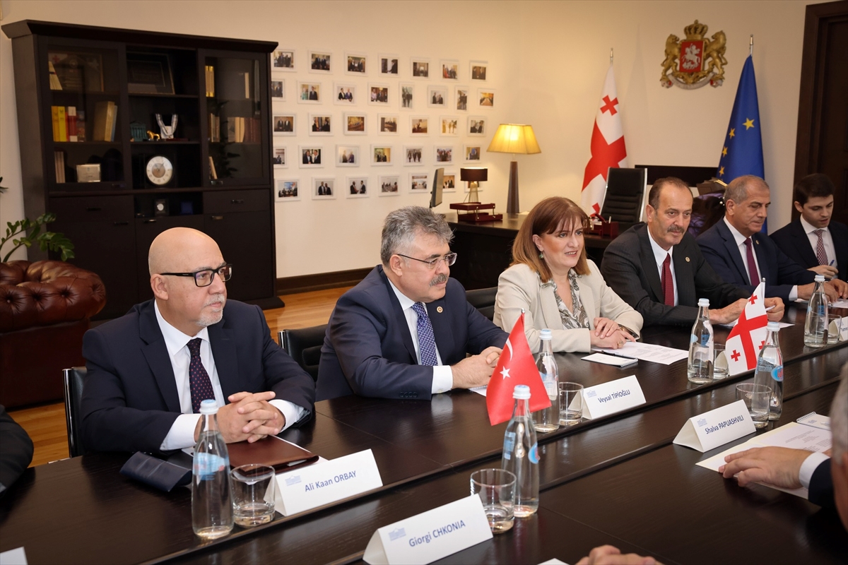 Gürcistan Parlamentosu Başkanı Papuaşvili, TBMM heyetini kabul etti