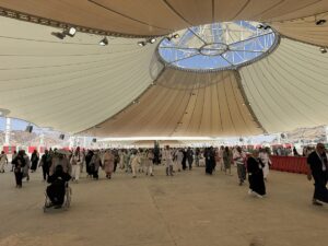 MEKKE (AA) – Mübarek topraklarda hac görevini yerine getiren yüz