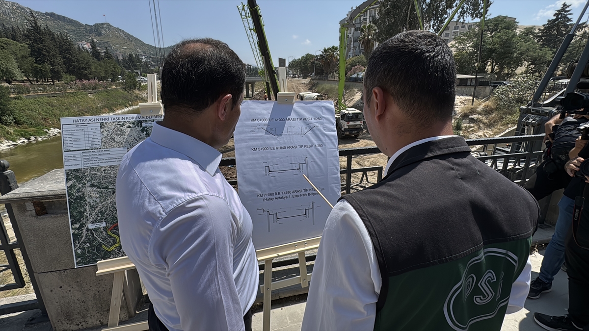 Hatay'daki Asi Nehri'nde ıslah çalışması başlatıldı