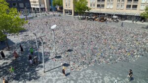 ALMERE (AA) – Hollanda'nın Almere kentinde, İsrail'in Gazze'ye yönelik saldırılarında