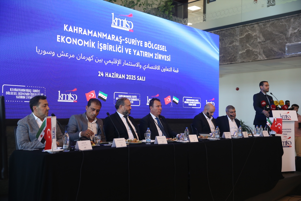 Kahramanmaraş-Suriye Bölgesel Ekonomik İşbirliği ve Yatırım Zirvesi düzenlendi