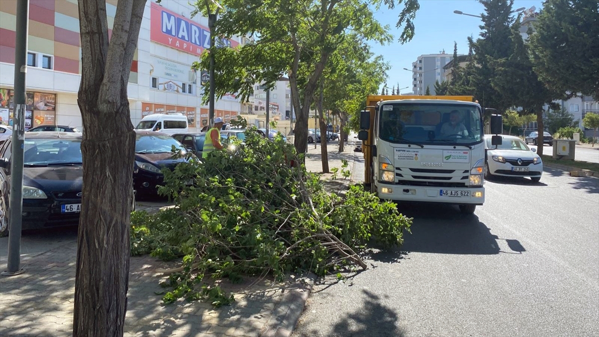 Kahramanmaraş'ta fırtına hayatı olumsuz etkiledi