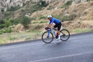 NEVŞEHİR (AA) – Nevşehir'de düzenlenen "Kapadokya Bisiklet Festivali", 111 kilometrelik