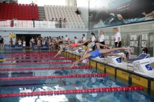 EDİRNE (AA) – Türkiye Yüzme Federasyonunca düzenlenen Kırkpınar Yüzme Şenliği,