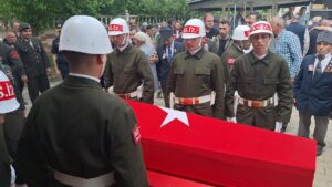 SAMSUN (AA) – Kore gazisi 94 yaşındaki Muhammet Gündüz'ün cenazesi