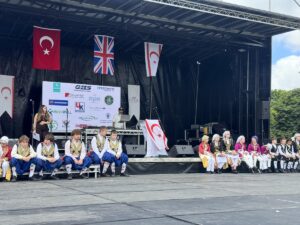 - Etkinliğin açılışına, KKTC Başbakanı Ünal Üstel ve Başbakan Yardımcısı,