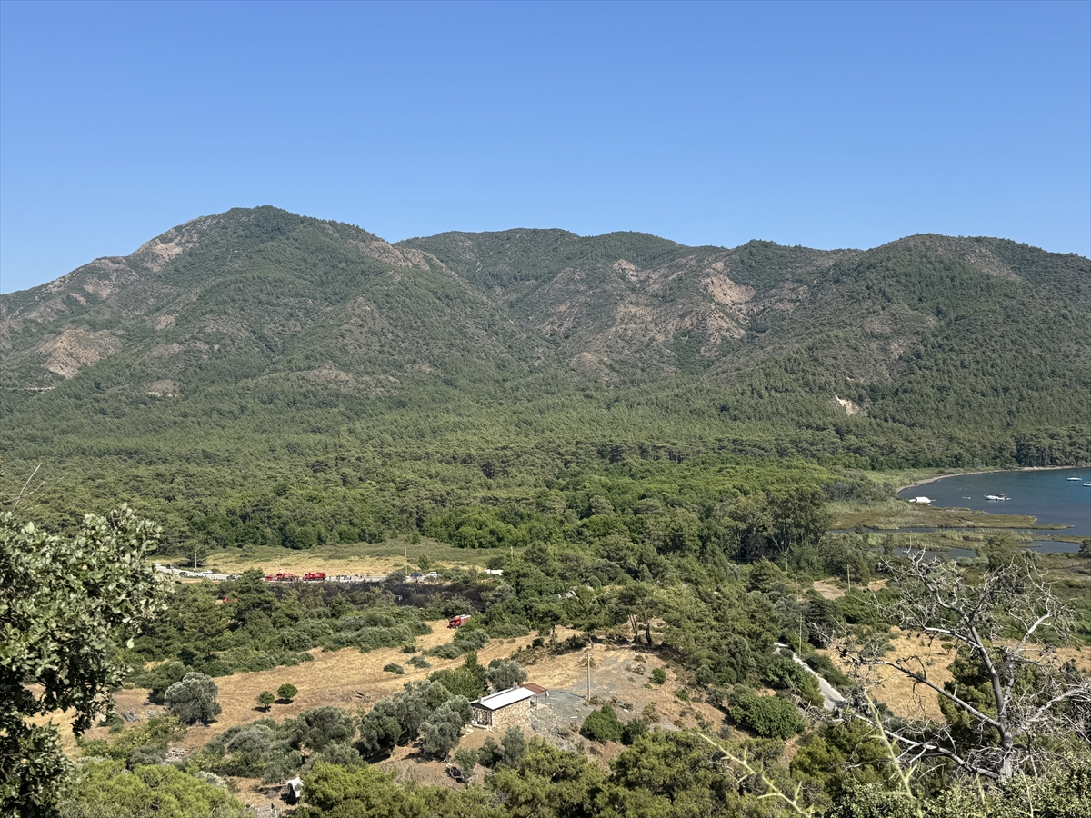 GÜNCELLEME – Marmaris'te çıkan orman yangını kontrol altına alındı
