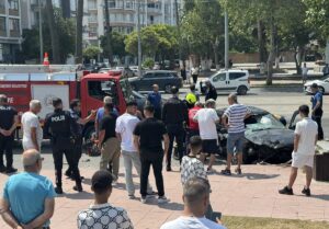 - Kaza güvenlik kamerasınca kaydedildi