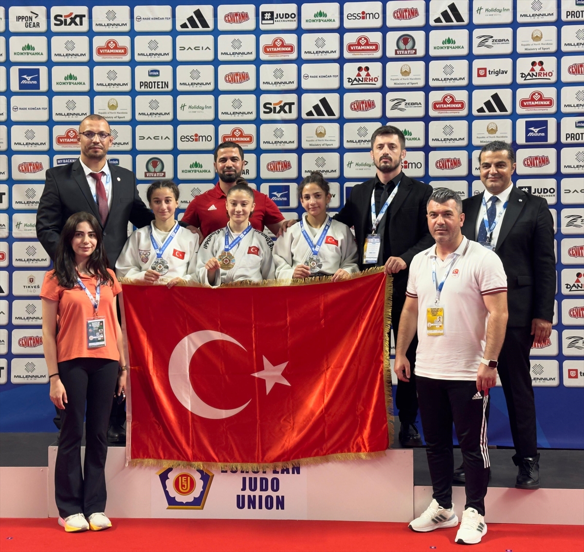 Milli judocular, Avrupa Ümitler Şampiyonası'nda 3 madalya kazandı