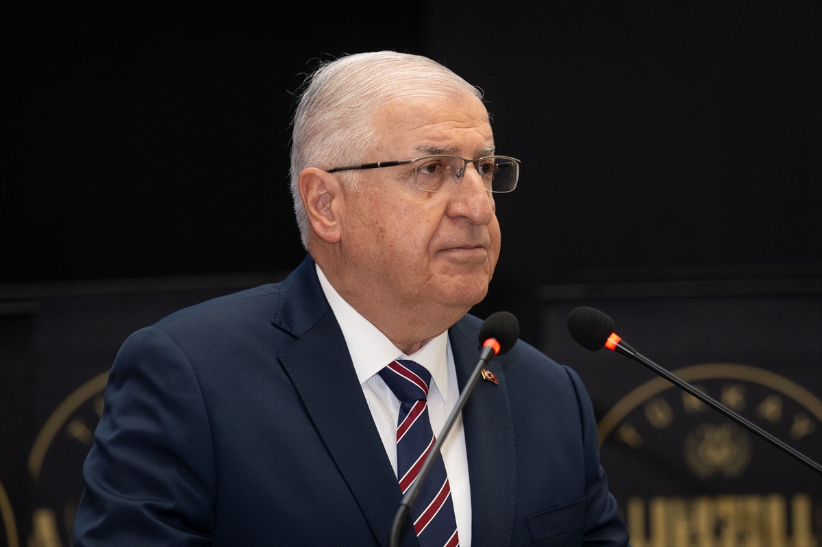 Milli Savunma Bakanı Güler, Azerbaycan Silahlı Kuvvetler Günü resepsiyonunda konuştu: