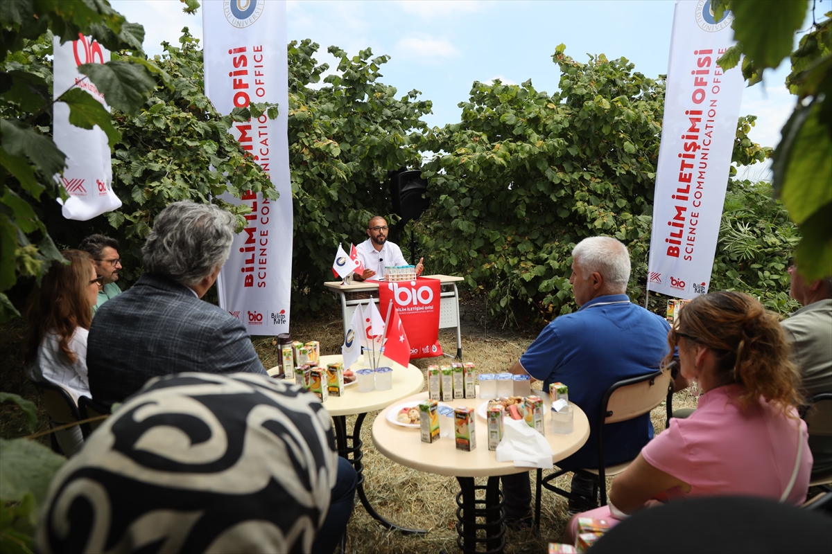 Ordu'da “Bilim Kafe” etkinliğinde balık atıklarının gübreye dönüşümünün etkileri anlatıldı