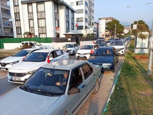 OSMANİYE (AA) – Osmaniye'de sivil toplum kuruluşlarınca Filistin'e destek amacıyla