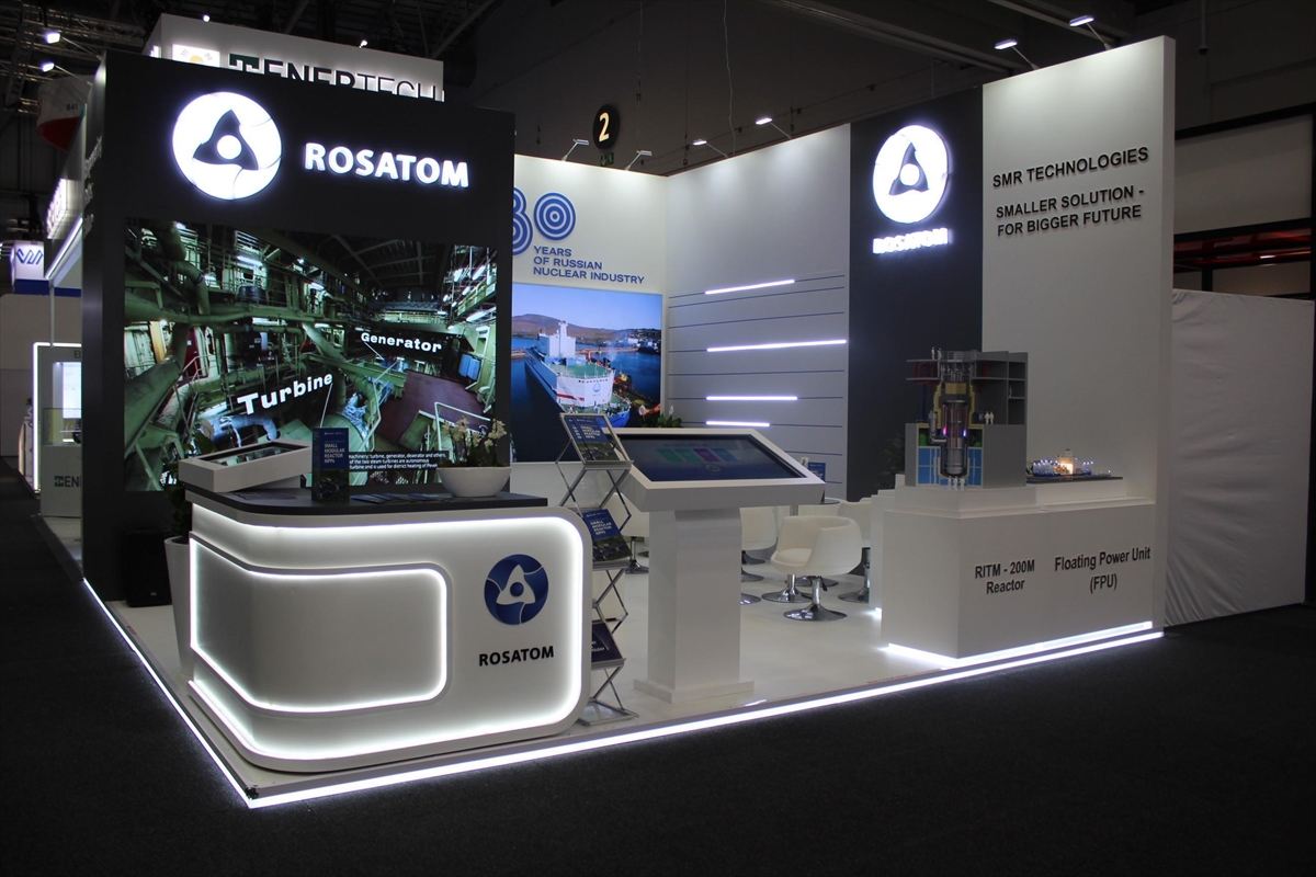 Rosatom'un yüzer nükleer enerji üniteleri teknolojileri Enlit Africa 2025 fuarında tanıtıldı