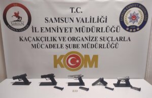 SAMSUN (AA) – Samsun'da kurusıkı tabancayı silaha dönüştüren 2 şüpheli