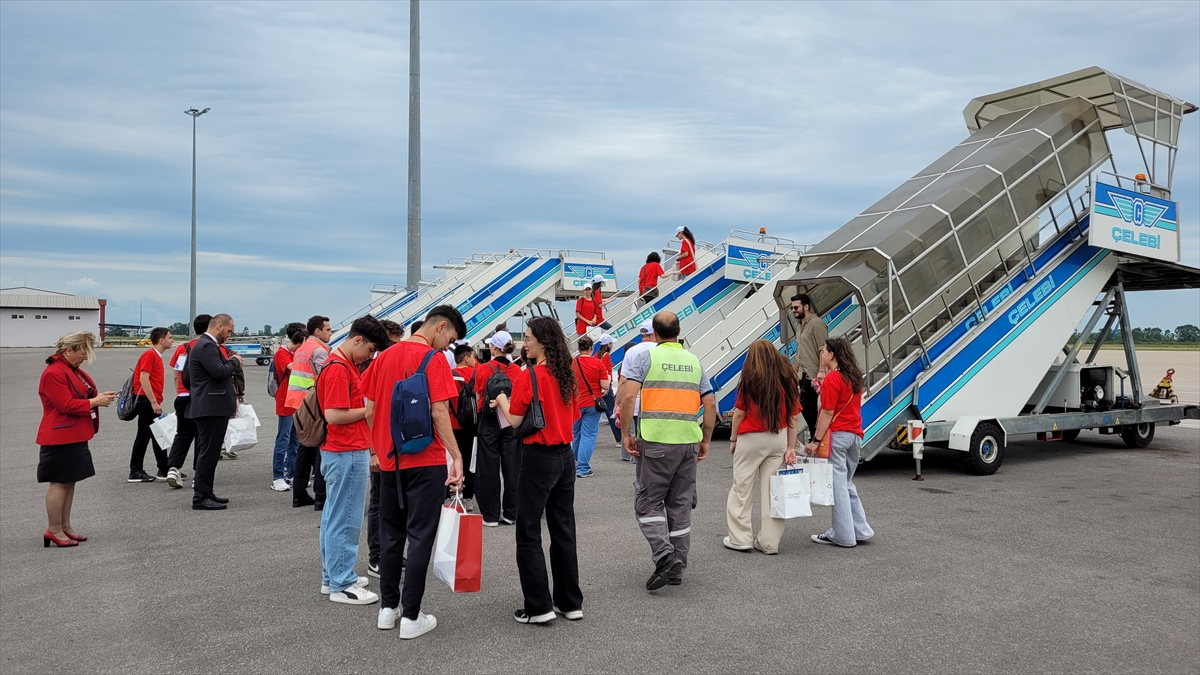 Samsun'da “Kuzeyin Çocukları Semalarda” projesiyle öğrenciler havacılığı yakından tanıdı