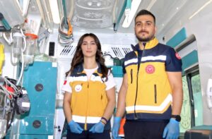 ŞANLIURFA (AA) – Şanlıurfa'nın Eyyübiye ilçesinde doğum sancıları başlayan bir