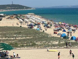 EDİRNE (AA) – Edirne'nin Ege Denizi kıyısındaki Saros Körfezi'nde, Kurban