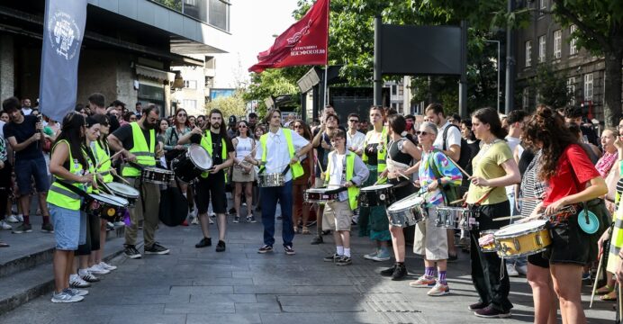 Sırbistan’da, İsrail’e silah yardımı protesto edildi