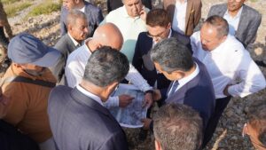 ŞIRNAK (AA) – Şırnak Valisi Birol Ekici, Cudi Dağı Sefine