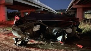 SİVAS (AA) – Sivas'ta köprüden düşen otomobildeki 2 kişi yaralandı.