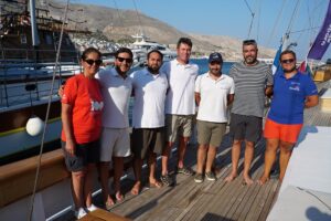 MUĞLA (AA) – Cumhuriyet'in ilk yelkenli okul gemisi STS Bodrum,