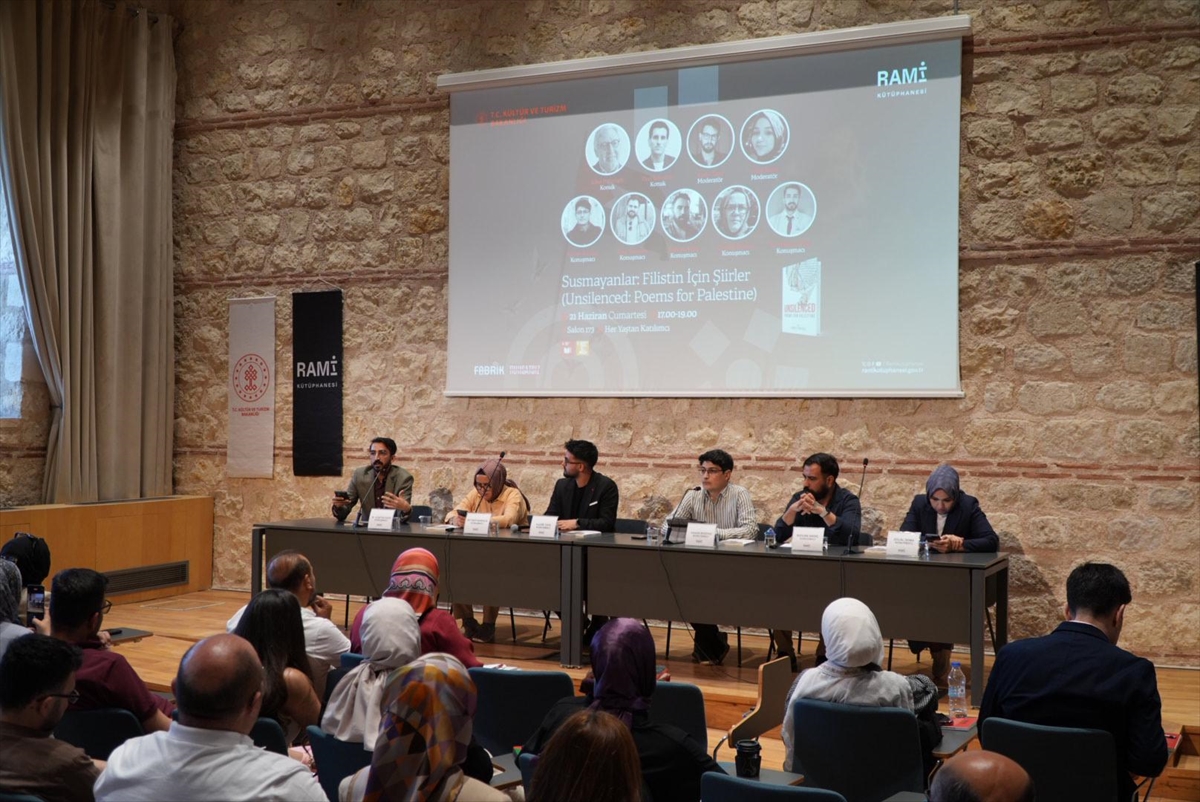 “Susmayanlar: Filistin İçin Şiirler” programında vicdan dili olarak şiir ele alındı