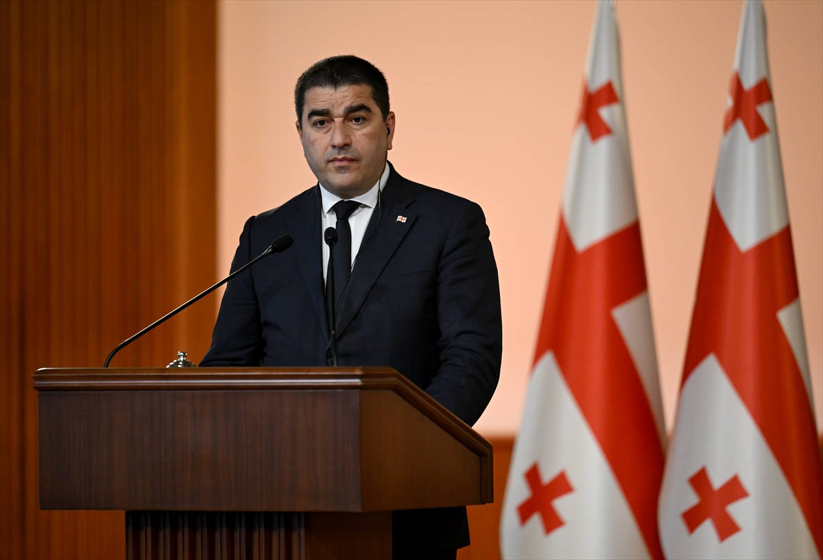 Gürcistan Meclis Başkanı Papuaşvili, TBMM Başkanı Kurtulmuş ile ortak basın toplantısında konuştu: