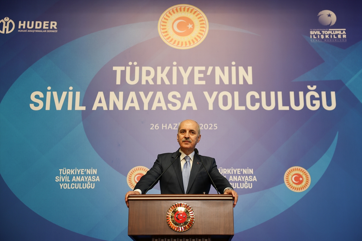 TBMM Başkanı Kurtulmuş, “Türkiye'nin Sivil Anayasa Yolculuğu Projesi” kapanış programında konuştu: