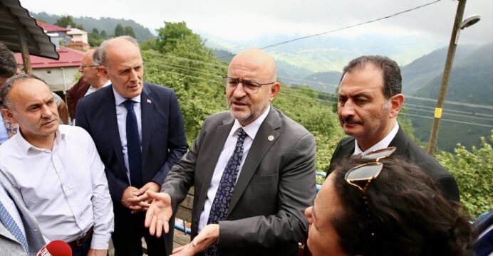 TBMM Komisyonu üyeleri, Giresun ve Ordu'da zirai donun fındıktaki etkilerini araştırdı