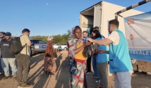 TETE (AA) – Türkiye Diyanet Vakfı (TDV) ekipleri, "Kurbanını paylaş,