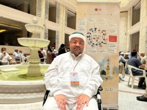 MEKKE (AA) – SMA hastası hacı adayı İsa Demirhan, 16