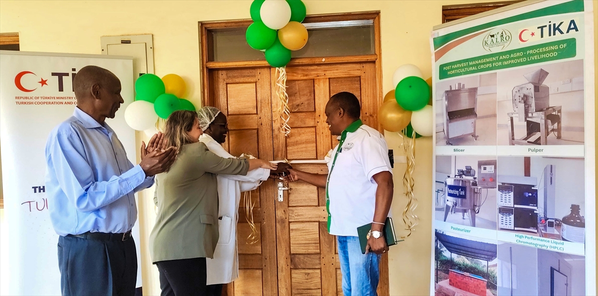 TİKA, Kenya'da hasat sonrası kayıpları azaltmak için işleme merkezi kurdu