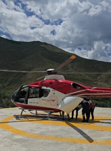 VAN (AA) – Van'ın Bahçesaray ilçesinde solunum sıkıntısı çeken 54