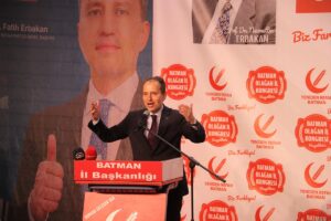 BATMAN (AA) – Yeniden Refah Partisi Genel Başkanı Fatih Erbakan,
