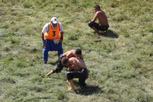 EDİRNE (AA) – 664. Tarihi Kırkpınar Yağlı Güreşleri'nin ikinci günü,