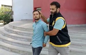 - Zanlının motosikleti iterek olay yerinden uzaklaşması güvenlik kamerasınca kaydedildi