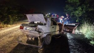 ADANA (AA) – Adana'nın Ceyhan ilçesinde otomobil ile kamyonetin çarpışması