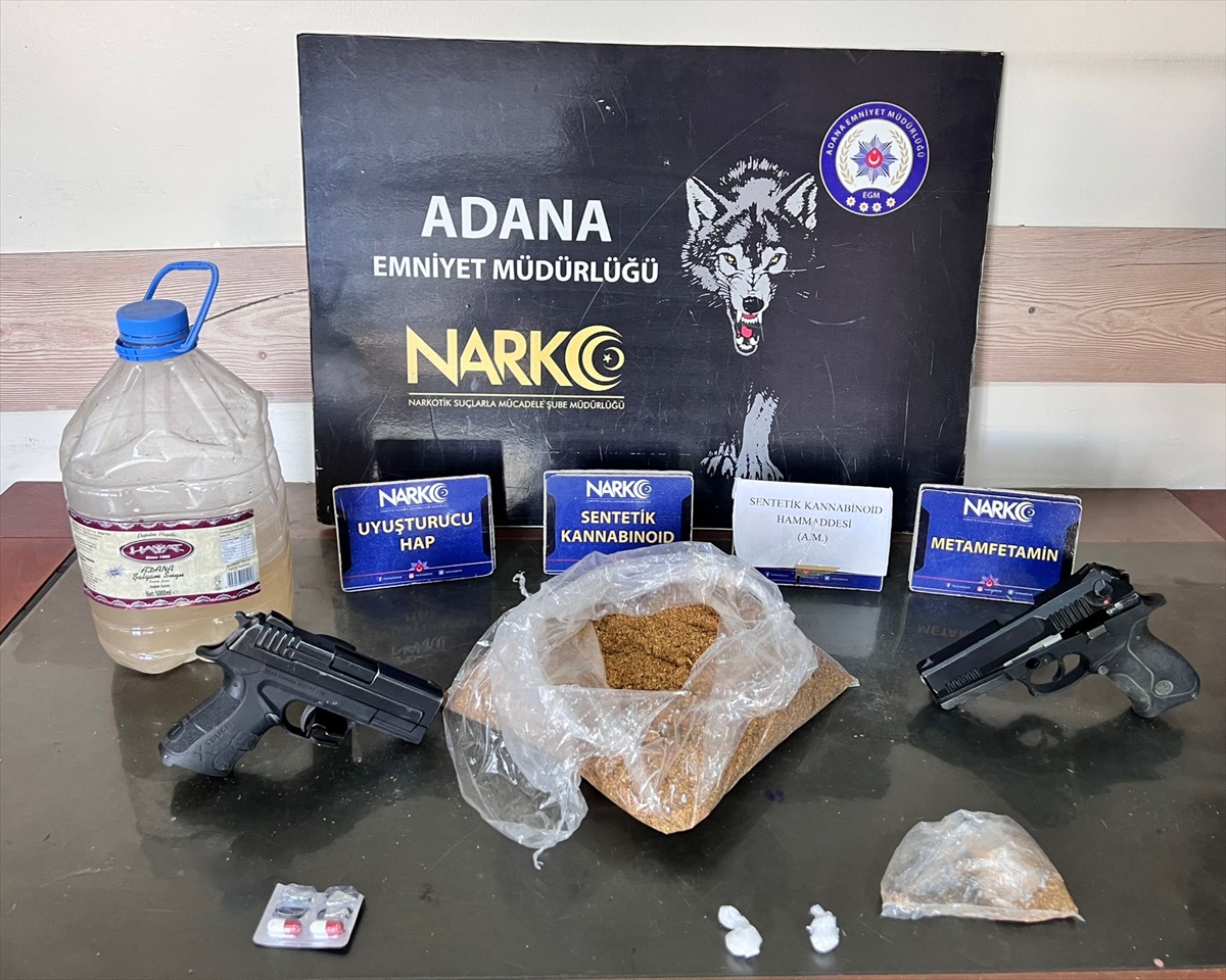 Adana'da uyuşturucu operasyonunda 7 zanlı tutuklandı