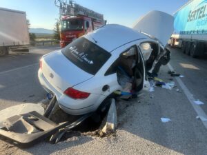 AFYONAKARAHİSAR (AA) – Afyonkarahisar'da meydana gelen trafik kazasında 1 üsteğmen