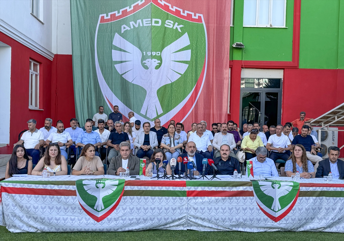 Amed Sportif Faaliyetler Kulübü Başkanı Baysal, basın mensuplarıyla bir araya geldi:
